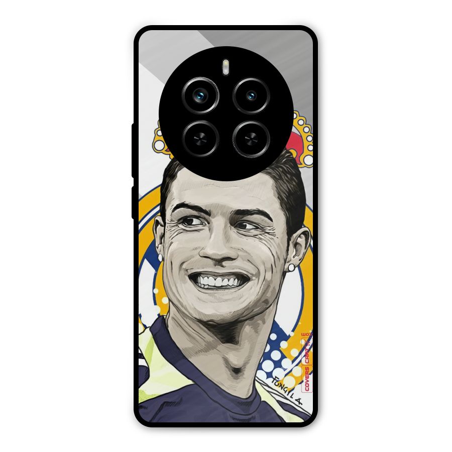 Ronaldo Madrid King Metal Back Case for Realme P1 Pro