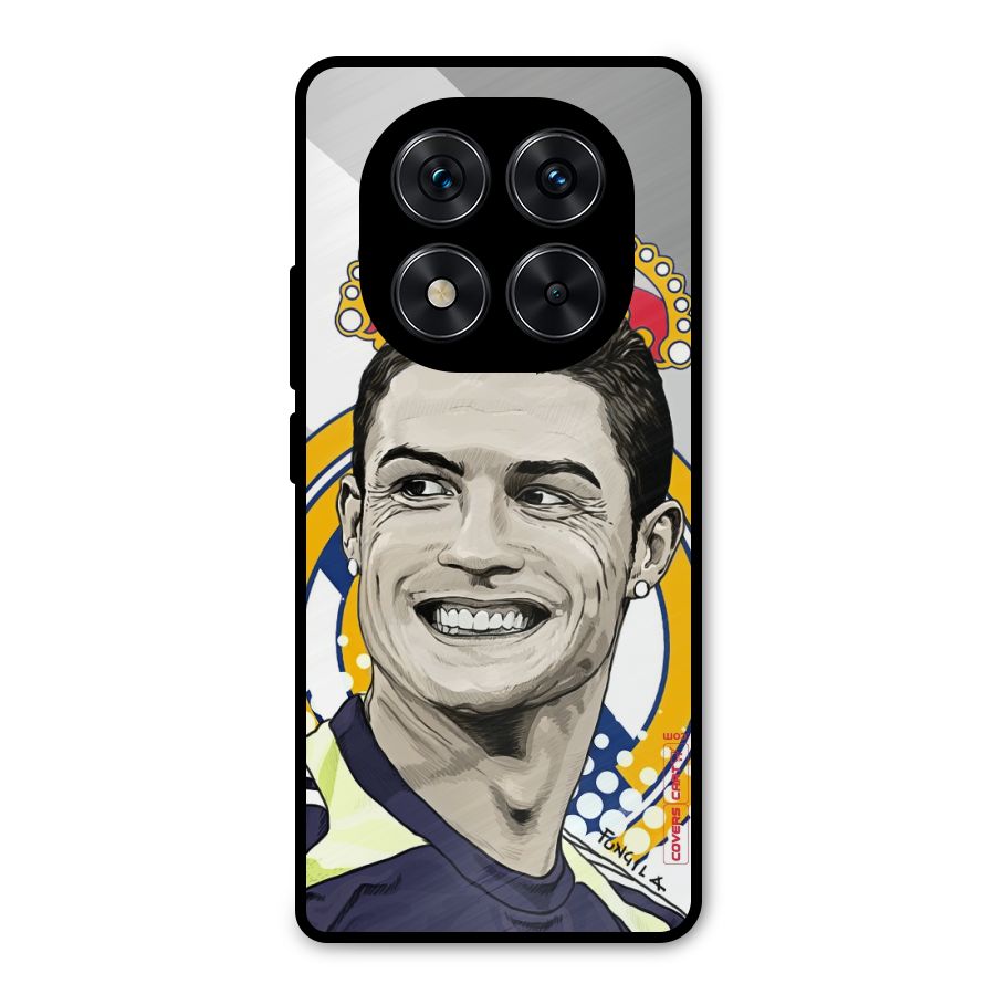 Ronaldo Madrid King Metal Back Case for Redmi Note 14 Pro 5G