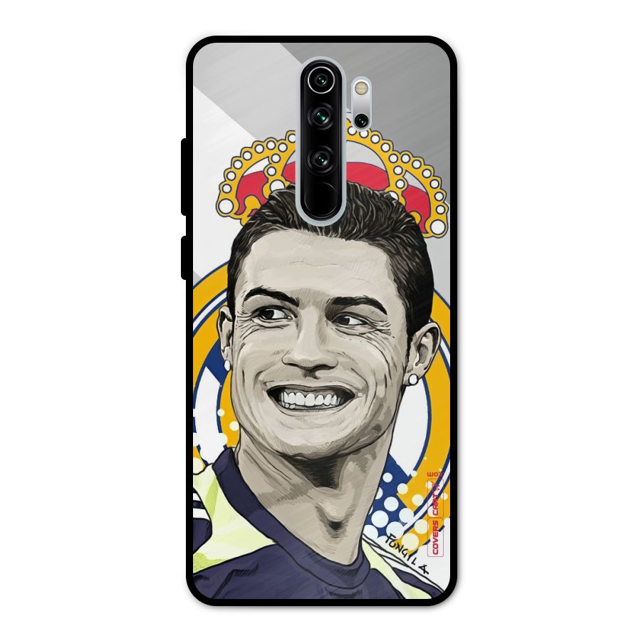 Ronaldo Madrid King Metal Back Case for Redmi Note 8 Pro