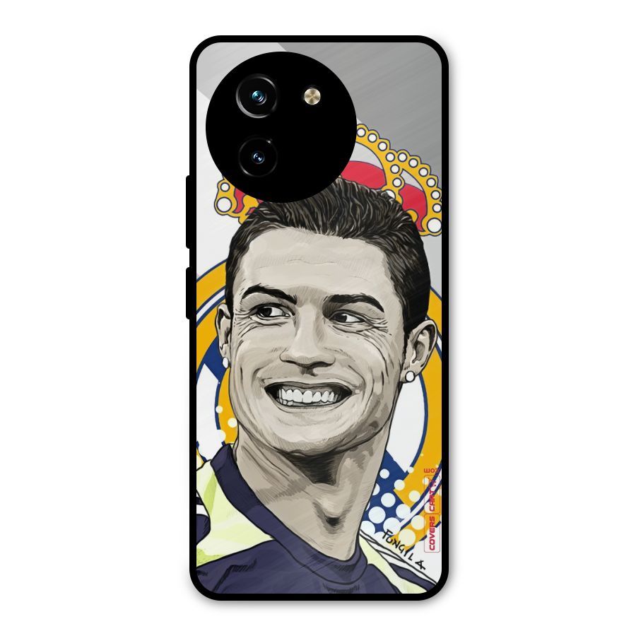 Ronaldo Madrid King Metal Back Case for Vivo T3x