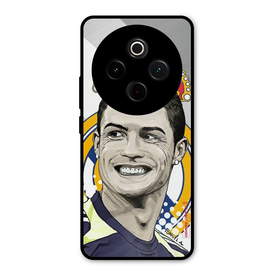 Ronaldo Madrid King Metal Back Case for Vivo T4