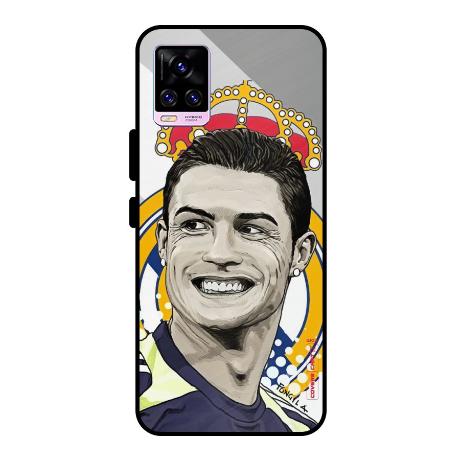 Ronaldo Madrid King Metal Back Case for Vivo V20 Pro