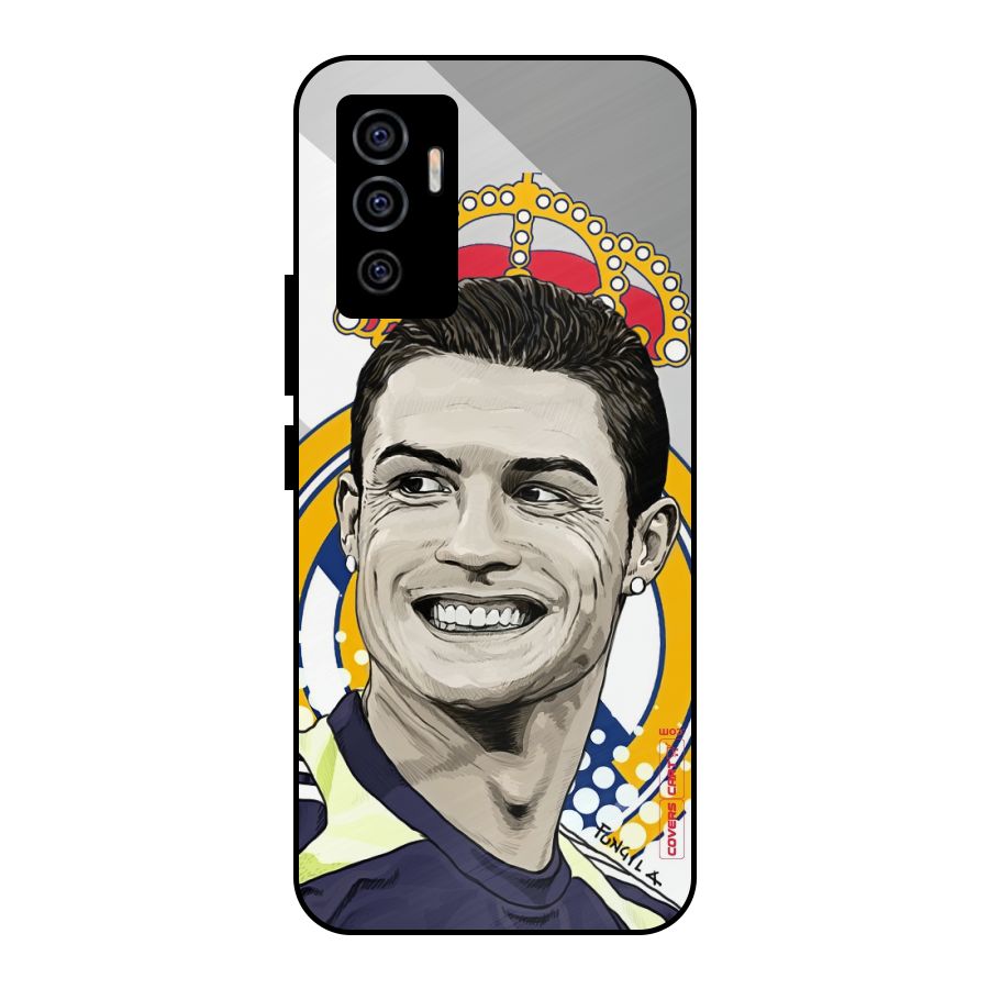 Ronaldo Madrid King Metal Back Case for Vivo V23e