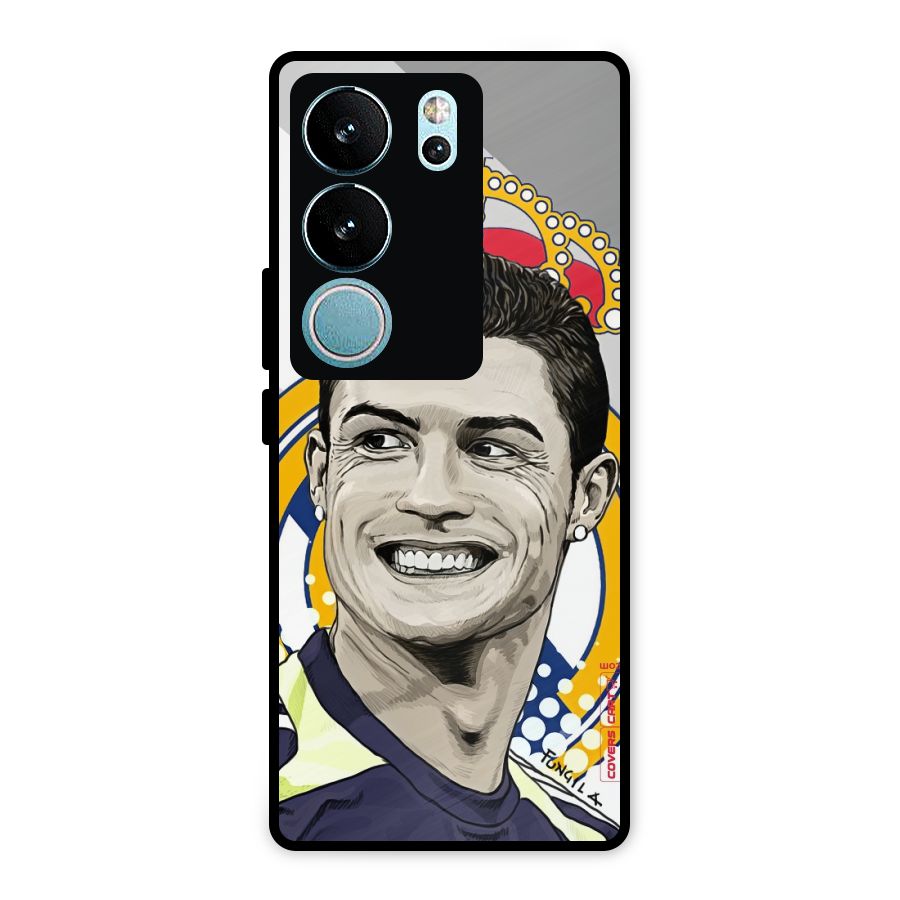 Ronaldo Madrid King Metal Back Case for Vivo V29