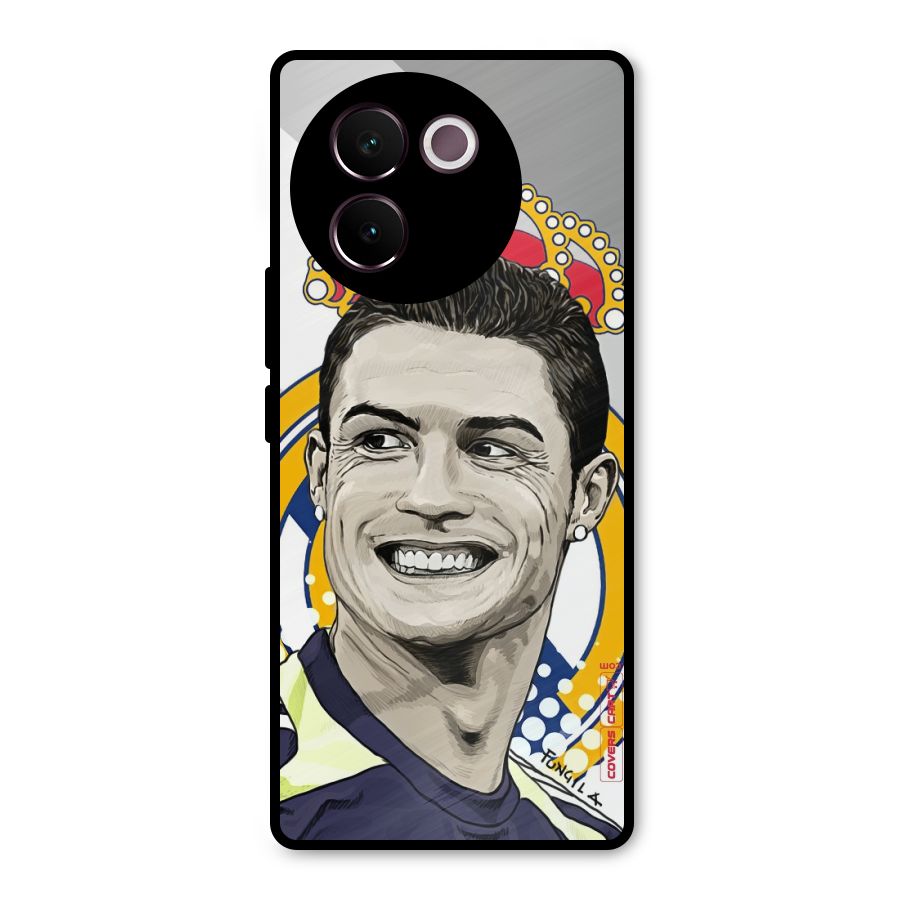 Ronaldo Madrid King Metal Back Case for Vivo V30e