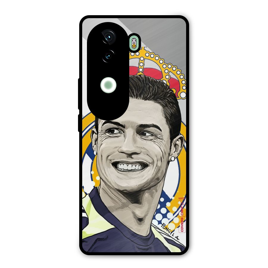 Ronaldo Madrid King Metal Back Case for Vivo V40e