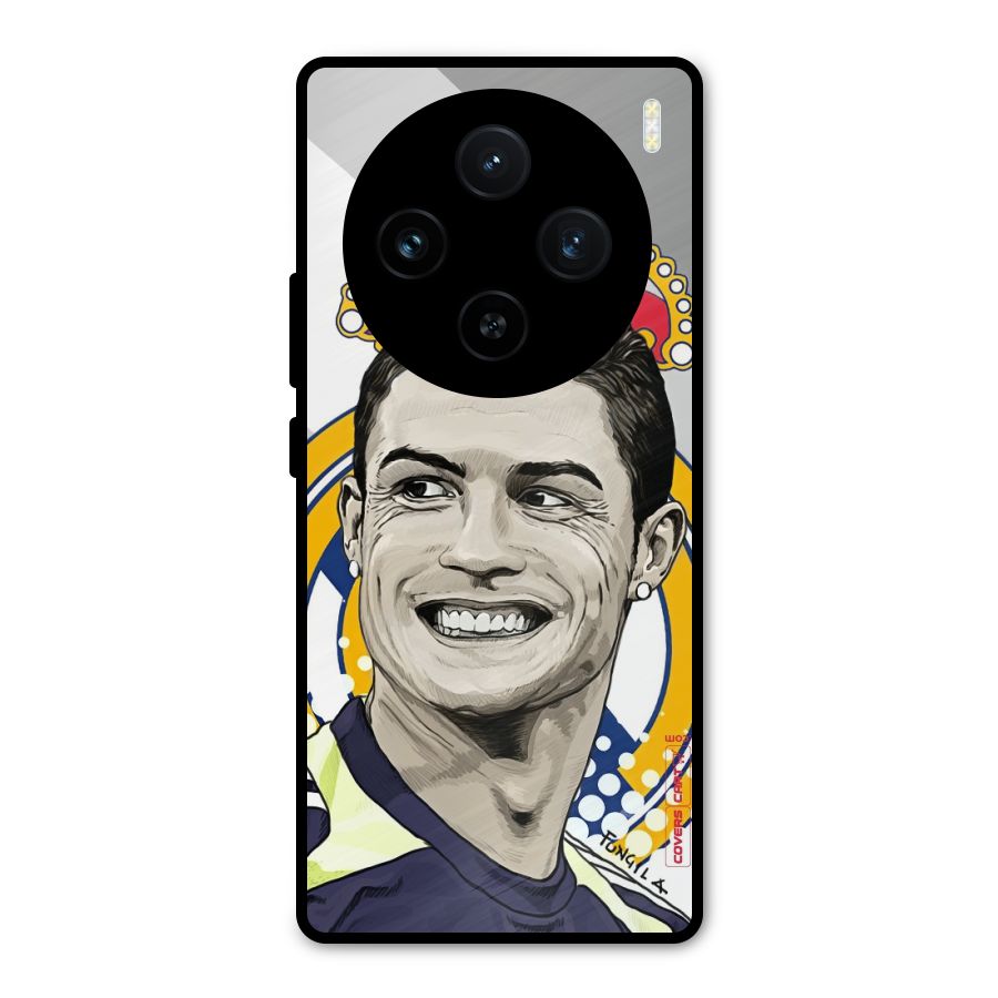Ronaldo Madrid King Metal Back Case for Vivo X100