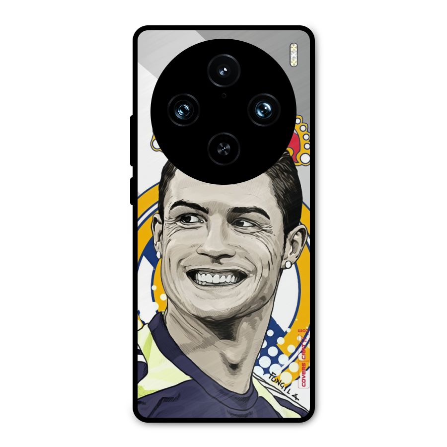 Ronaldo Madrid King Metal Back Case for Vivo X100 Pro