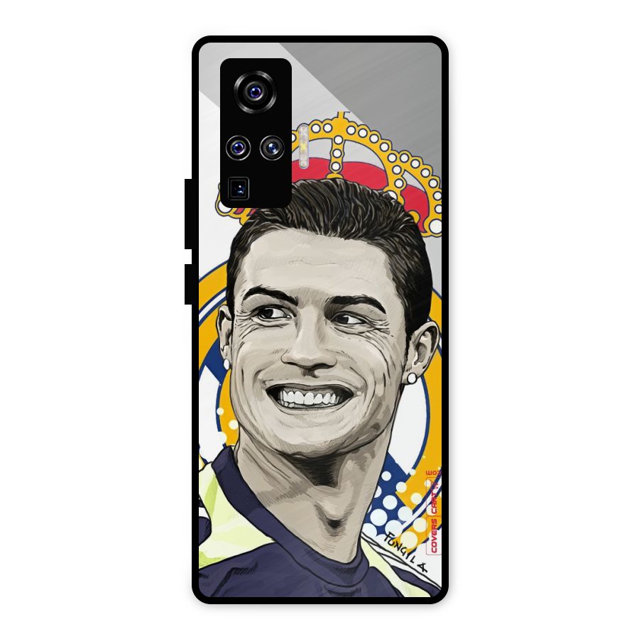 Ronaldo Madrid King Metal Back Case for Vivo X50 Pro
