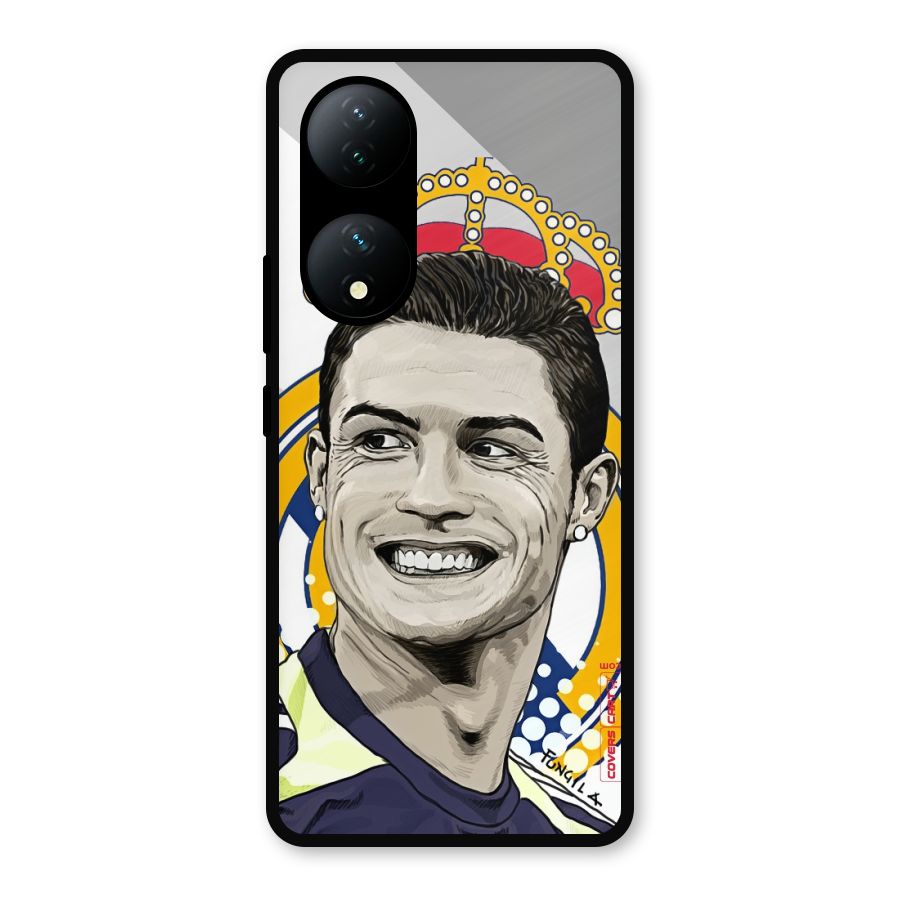 Ronaldo Madrid King Metal Back Case for Vivo Y100