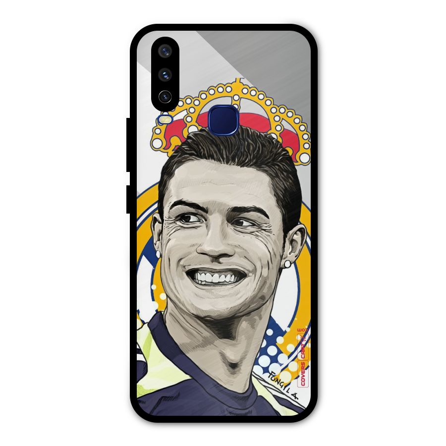 Ronaldo Madrid King Metal Back Case for Vivo Y15