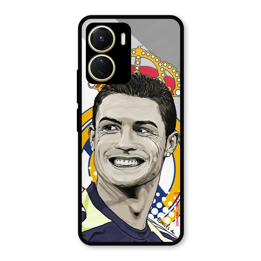 Ronaldo Madrid King Metal Back Case for Vivo Y16