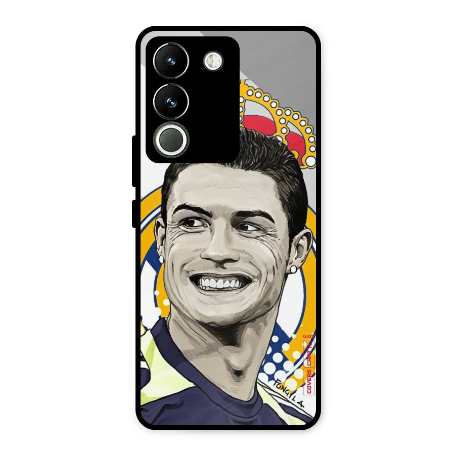 Ronaldo Madrid King Metal Back Case for Vivo Y200