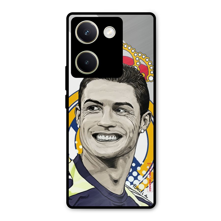 Ronaldo Madrid King Metal Back Case for Vivo Y200 Pro