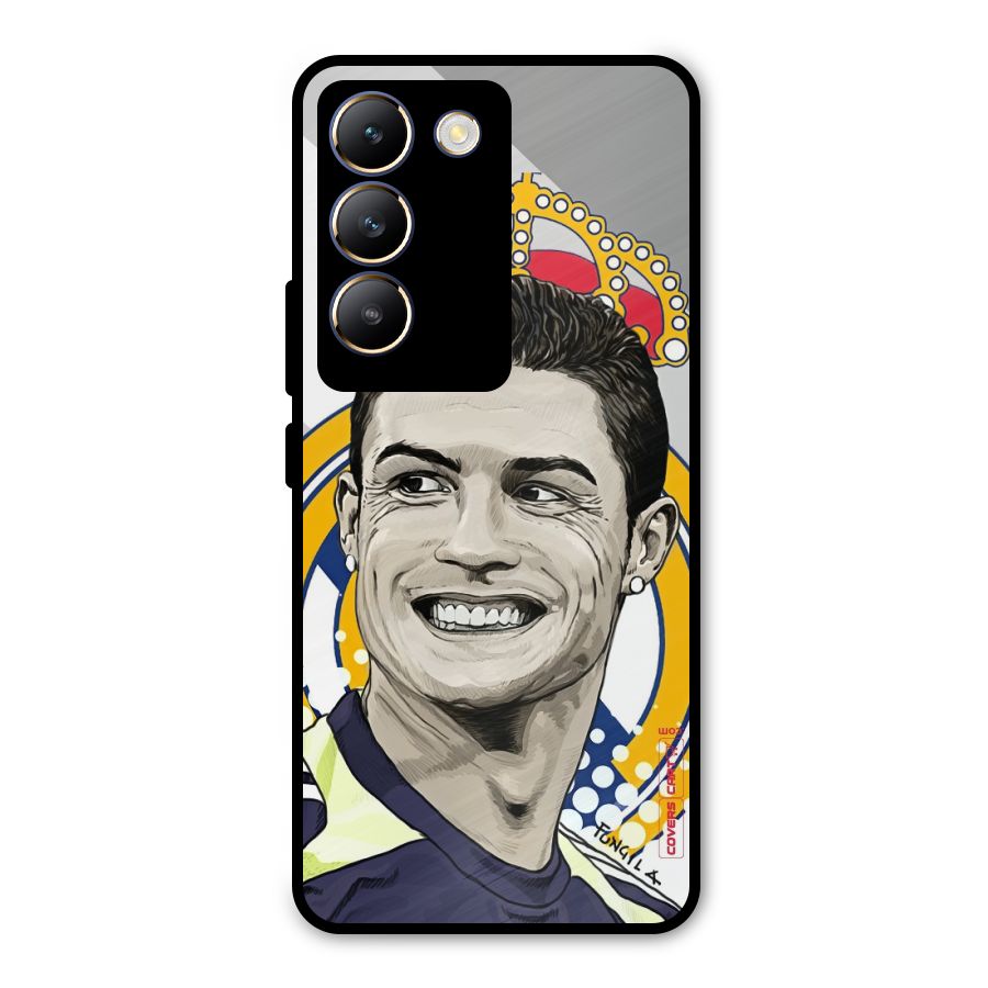 Ronaldo Madrid King Metal Back Case for Vivo Y200e