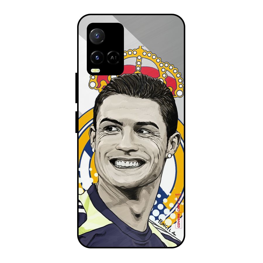 Ronaldo Madrid King Metal Back Case for Vivo Y21T