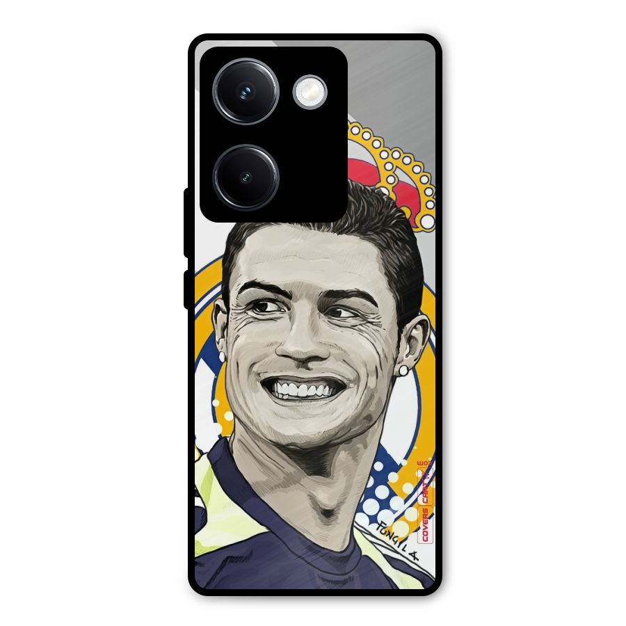Ronaldo Madrid King Metal Back Case for Vivo Y300 Plus