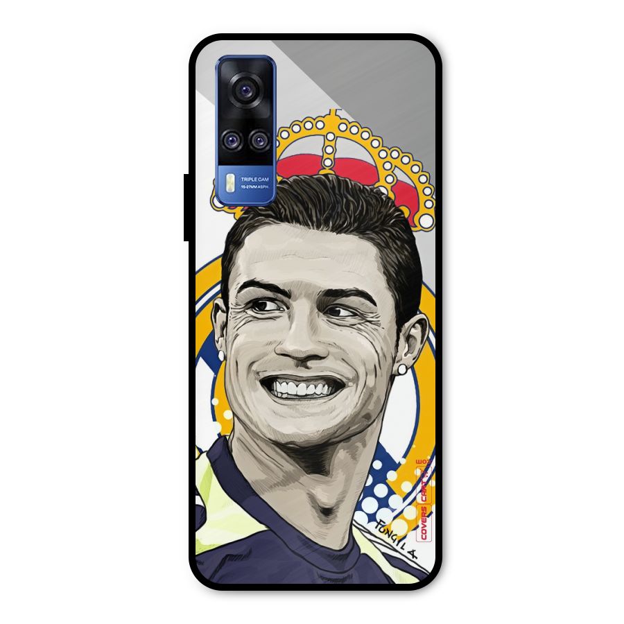 Ronaldo Madrid King Metal Back Case for Vivo Y31