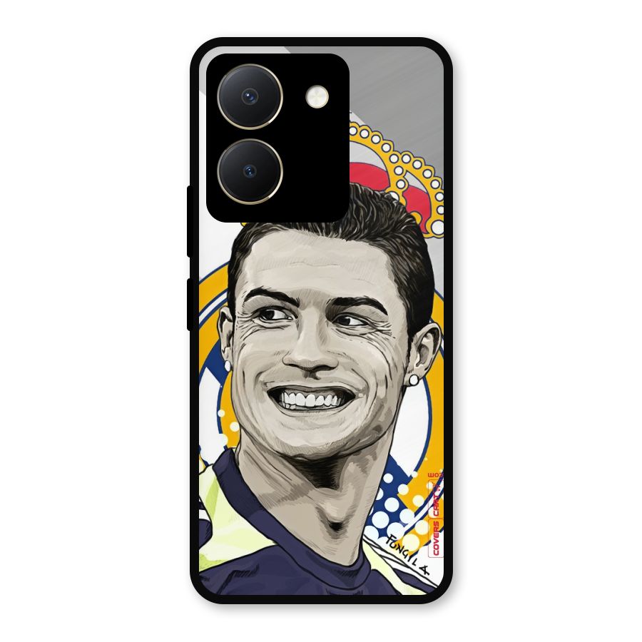Ronaldo Madrid King Metal Back Case for Vivo Y36