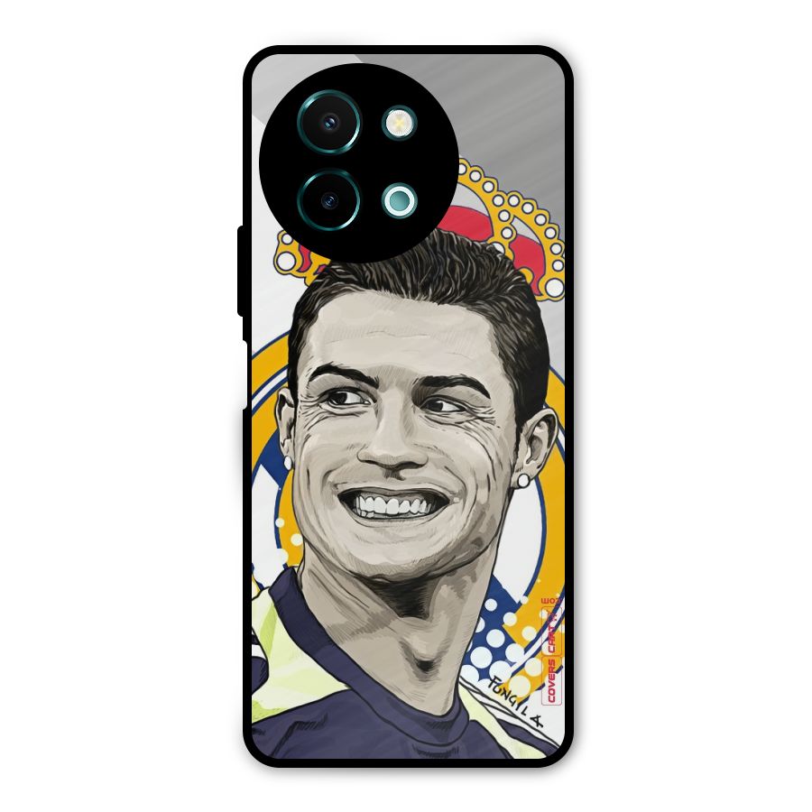 Ronaldo Madrid King Metal Back Case for Vivo Y58