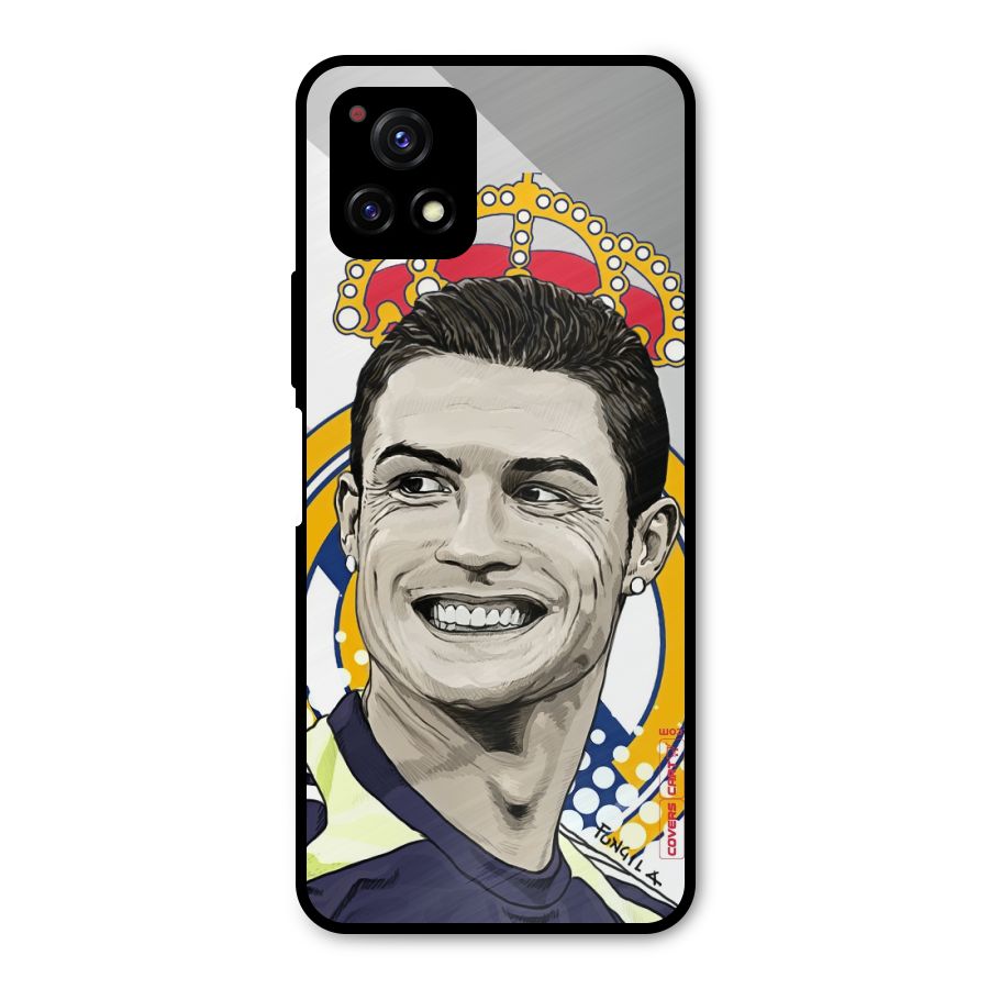 Ronaldo Madrid King Metal Back Case for Vivo Y72 5G