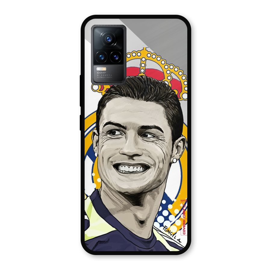 Ronaldo Madrid King Metal Back Case for Vivo Y73