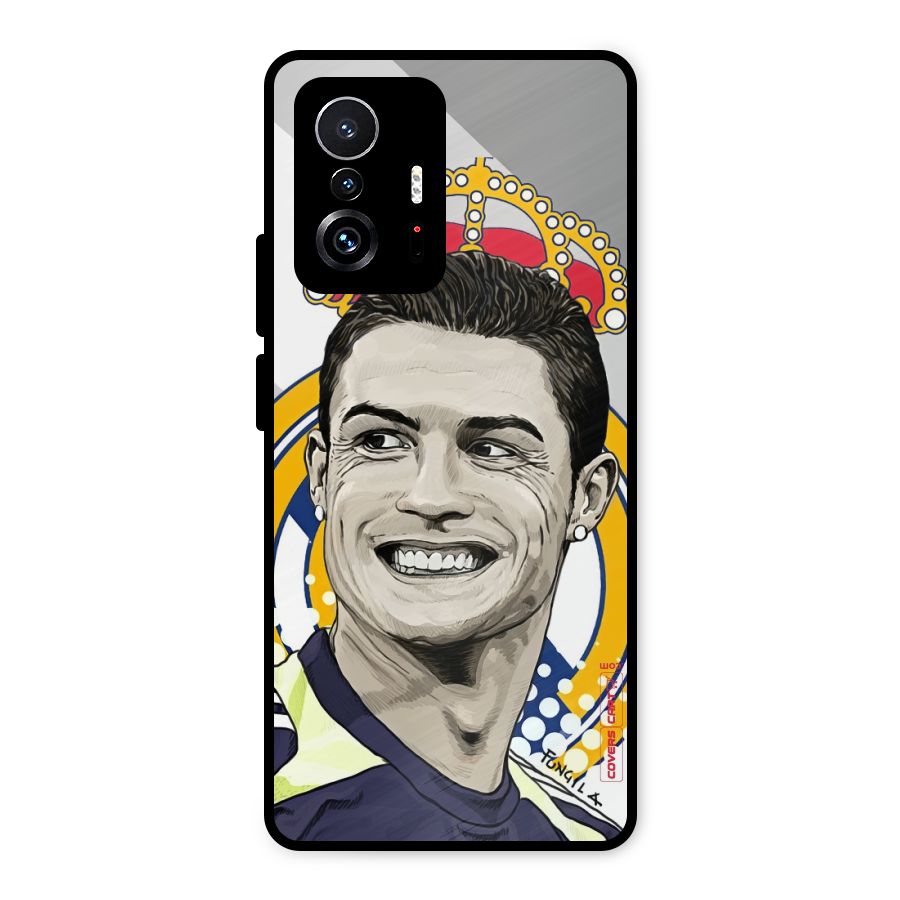 Ronaldo Madrid King Metal Back Case for Xiaomi 11T Pro