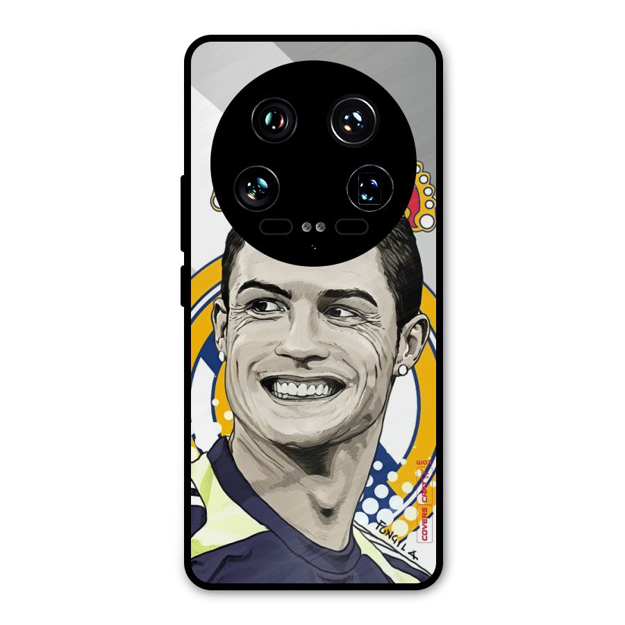Ronaldo Madrid King Metal Back Case for Xiaomi 14 Ultra