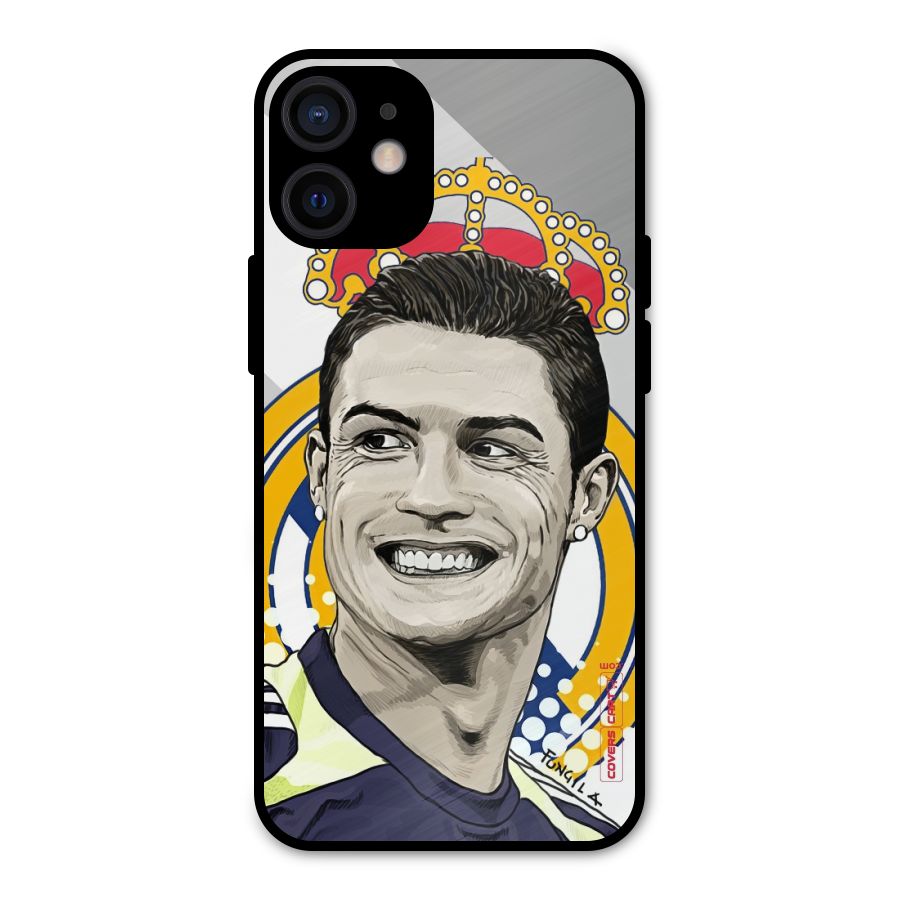 Ronaldo Madrid King Metal Back Case for iPhone 12 Mini