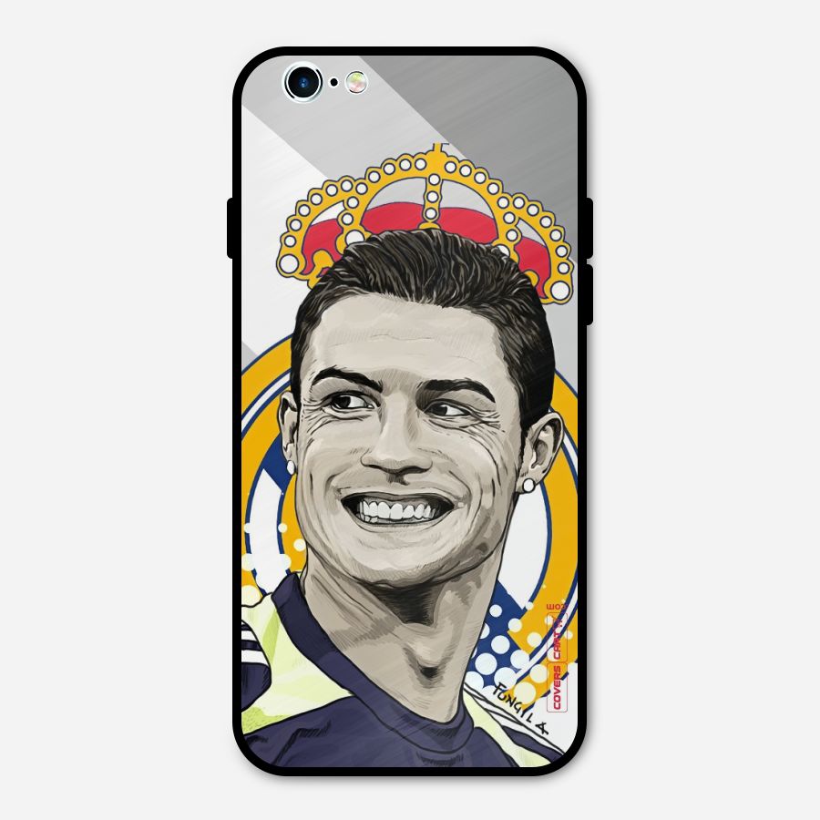 Ronaldo Madrid King Metal Back Case for iPhone 6 6s