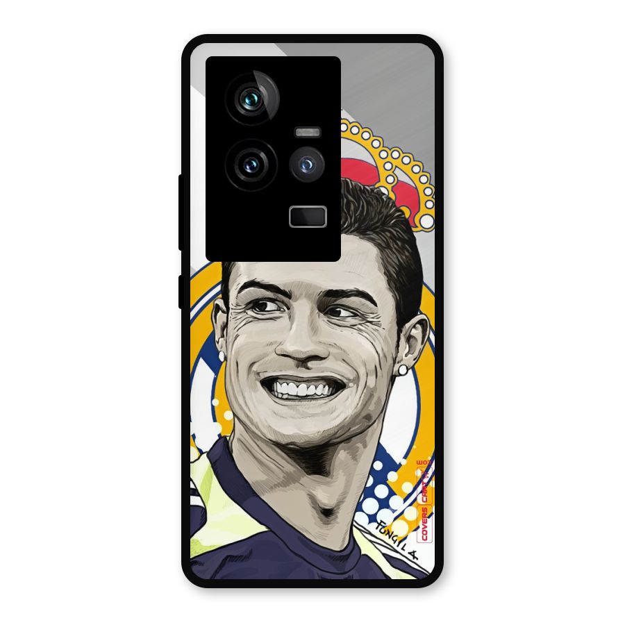 Ronaldo Madrid King Metal Back Case for iQOO 11 5G