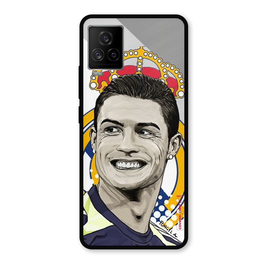 Ronaldo Madrid King Metal Back Case for iQOO 7 Legend 5G