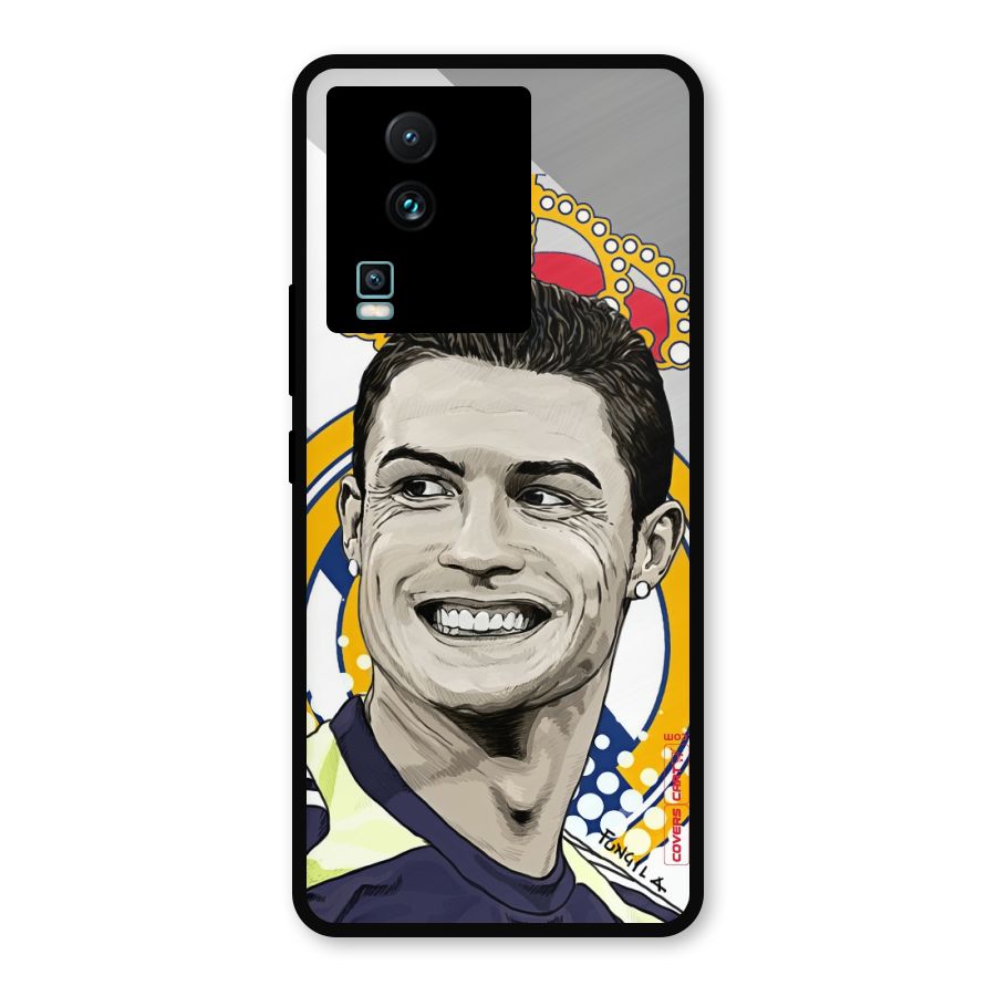 Ronaldo Madrid King Metal Back Case for iQOO Neo 7