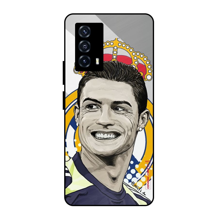 Ronaldo Madrid King Metal Back Case for iQOO Z5