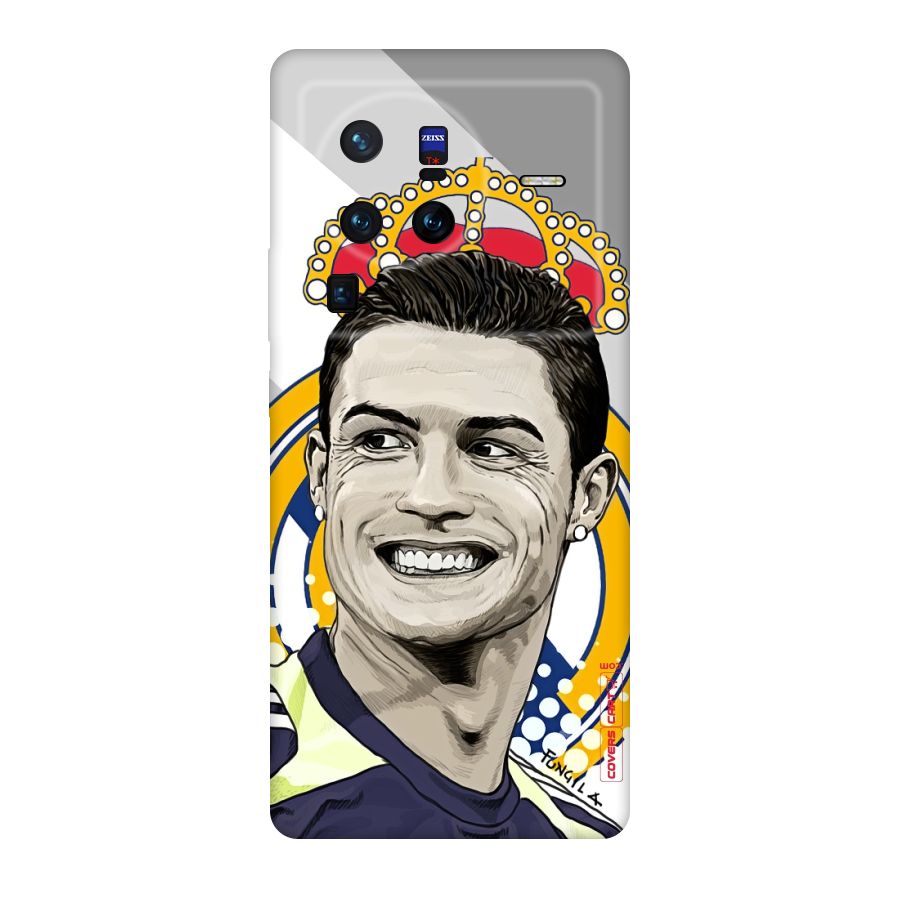 Ronaldo Madrid King Original Polycarbonate Back Case for Vivo X80