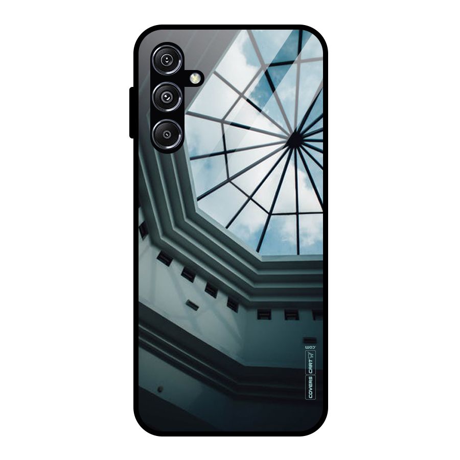 Rooftop Perspective Glass Back Case for Galaxy M34 5G