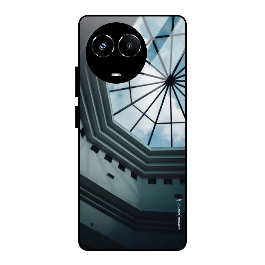Rooftop Perspective Glass Back Case for Realme 11X