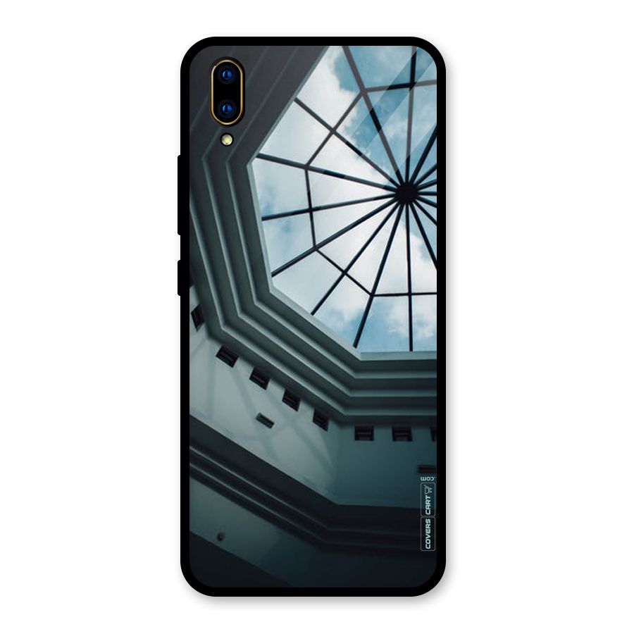 Rooftop Perspective Glass Back Case for Vivo V11 Pro