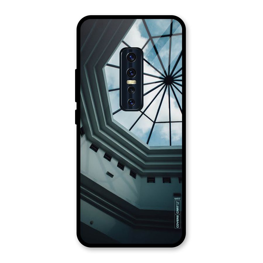 Rooftop Perspective Glass Back Case for Vivo V17 Pro