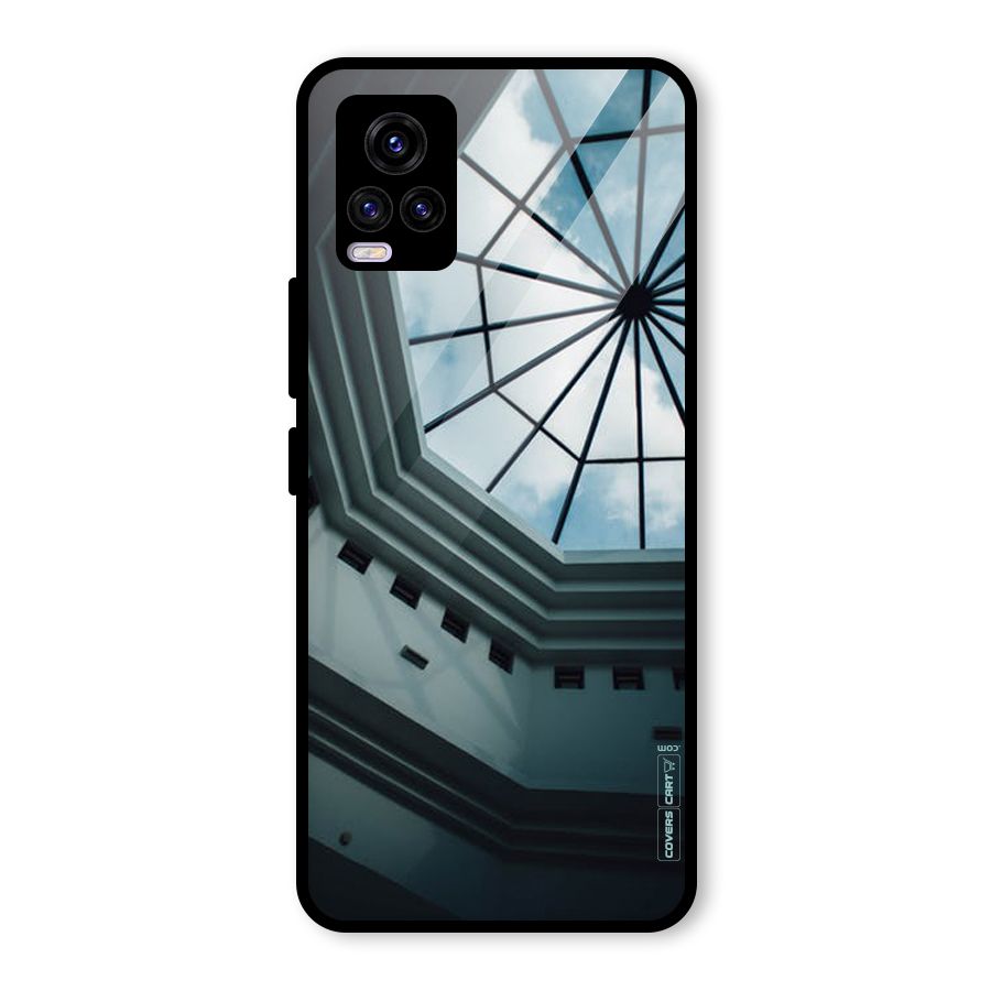 Rooftop Perspective Glass Back Case for Vivo V20 2021