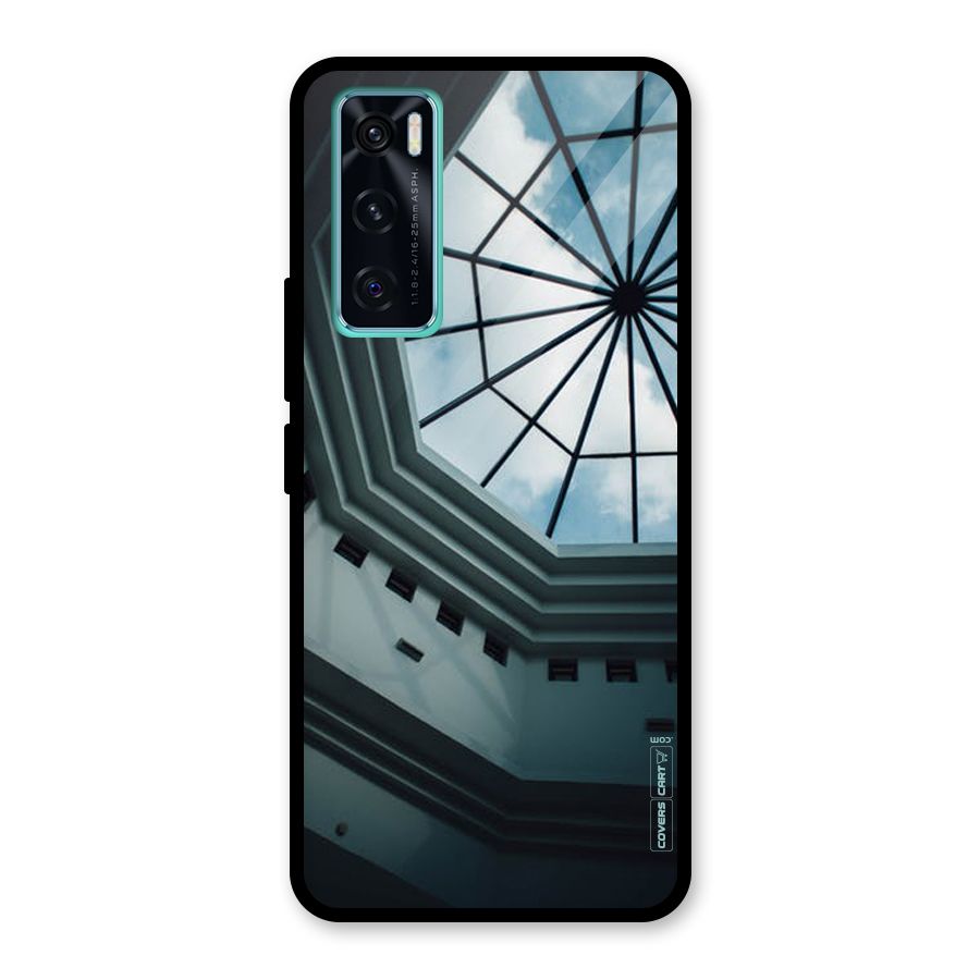 Rooftop Perspective Glass Back Case for Vivo V20 SE