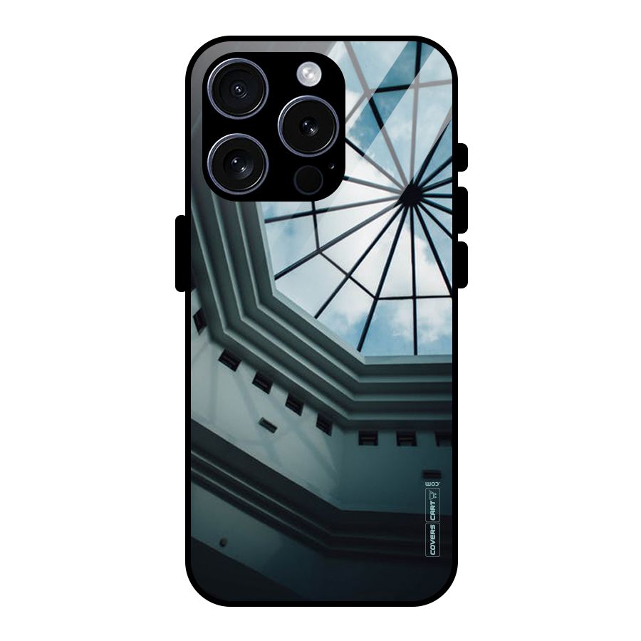 Rooftop Perspective Glass Back Case for iPhone 15 Pro