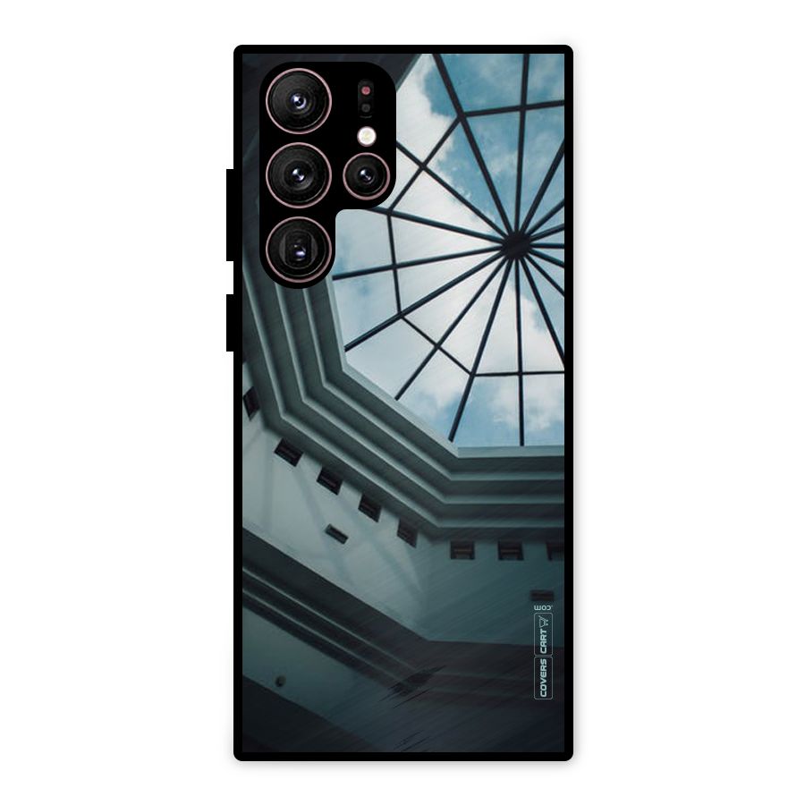 Rooftop Perspective Metal Back Case for Galaxy S22 Ultra 5G