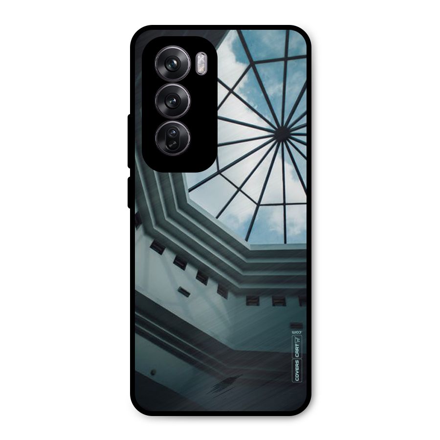Rooftop Perspective Metal Back Case for Oppo Reno12 Pro