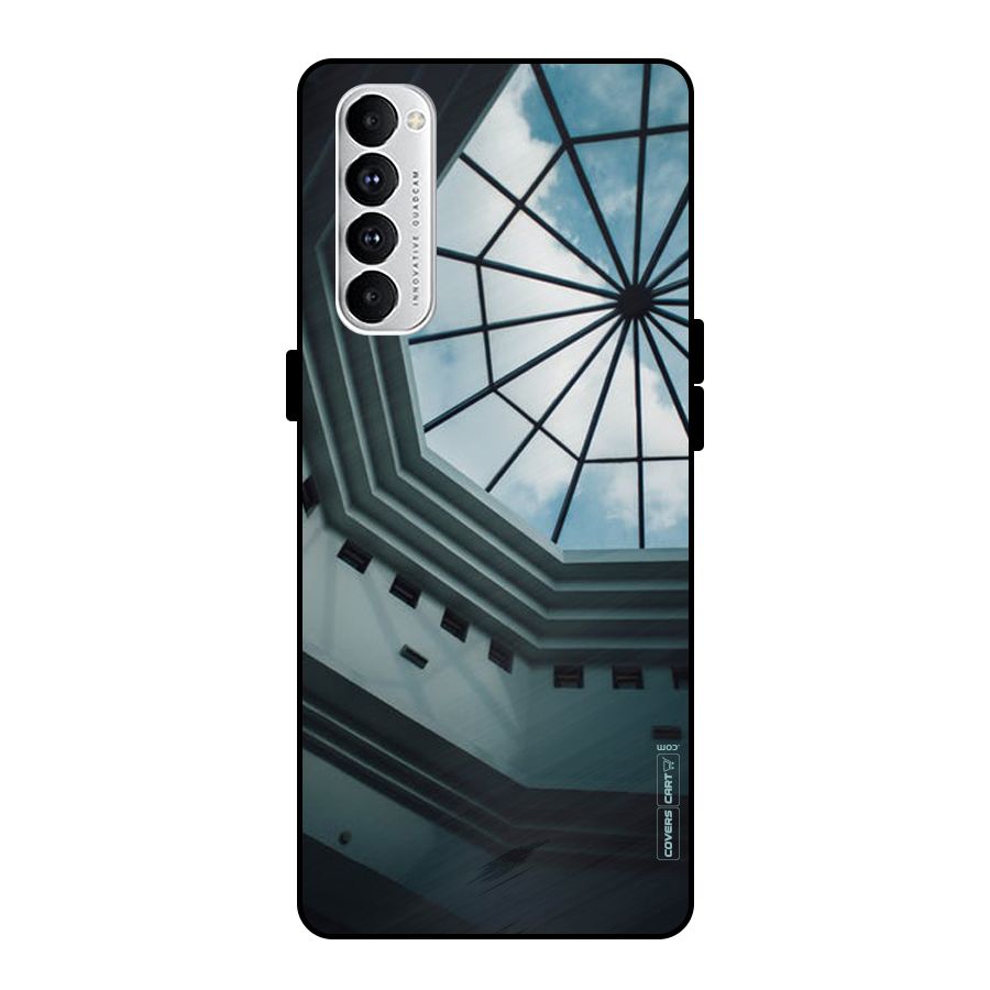 Rooftop Perspective Metal Back Case for Oppo Reno4 Pro