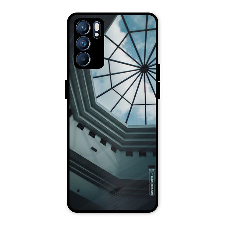 Rooftop Perspective Metal Back Case for Oppo Reno6 5G