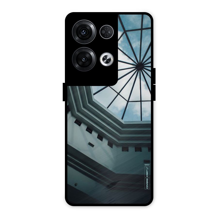 Rooftop Perspective Metal Back Case for Oppo Reno8 Pro 5G