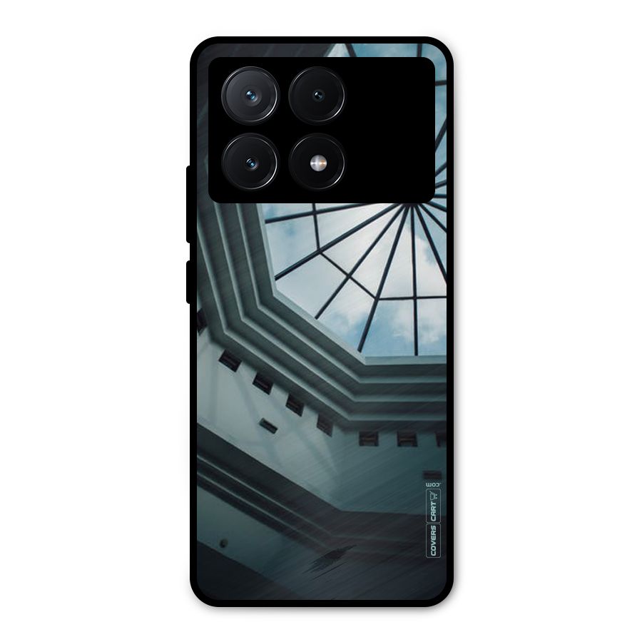 Rooftop Perspective Metal Back Case for Poco X6 Pro