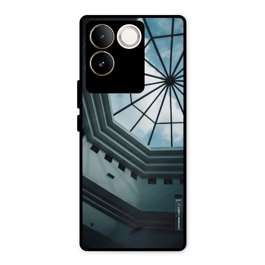 Rooftop Perspective Metal Back Case for Vivo T2 Pro