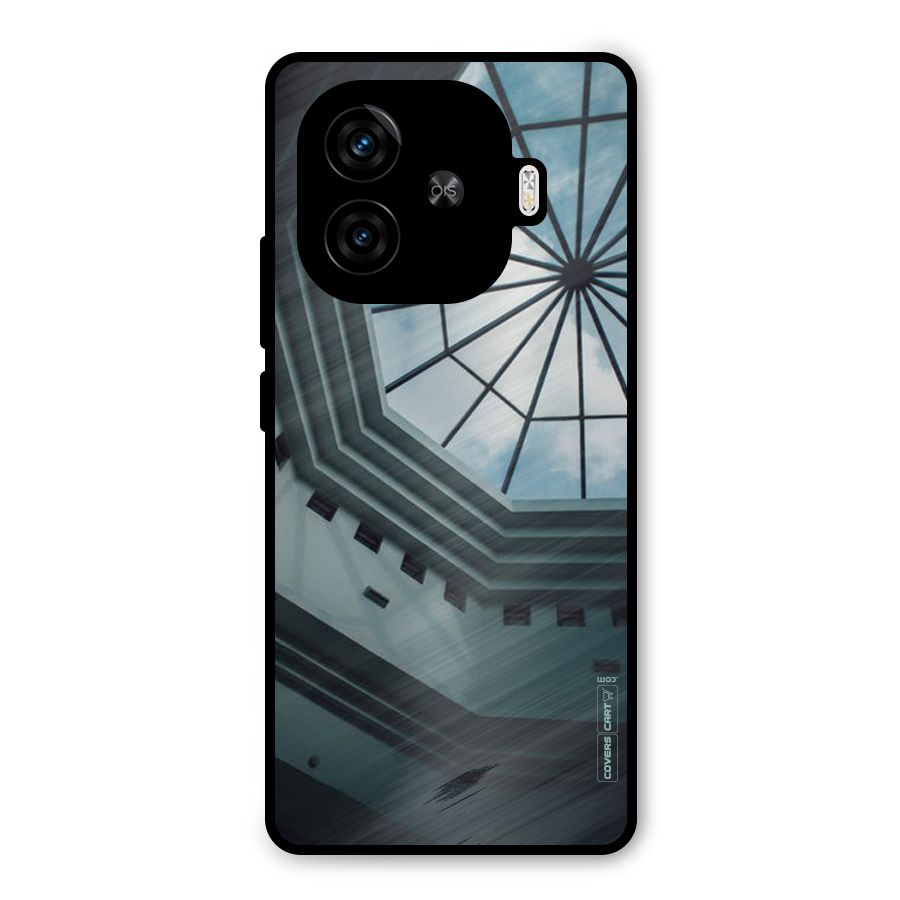 Rooftop Perspective Metal Back Case for iQOO Z9 Turbo
